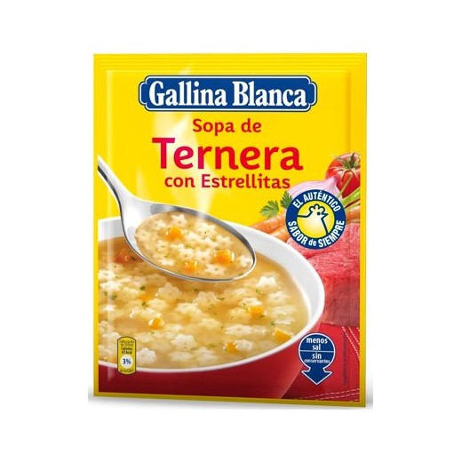 Sopa Ternera con Estrellitas GALLINA BLANCA | Cash Borosa