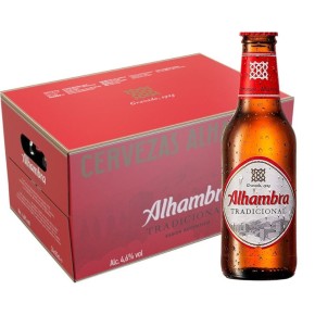 Cerveza Botellin ALHAMBRA Caja 24 UND X 25 CL