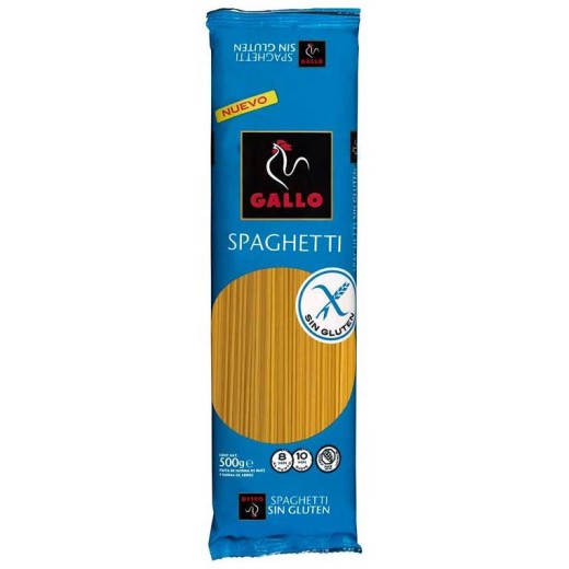 Spaghettis Sin Gluten GALLO 450 Gr | Cash Borosa