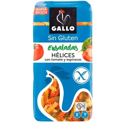 Helices Colores  Sin Gluten GALLO 450 GR | Cash Borosa