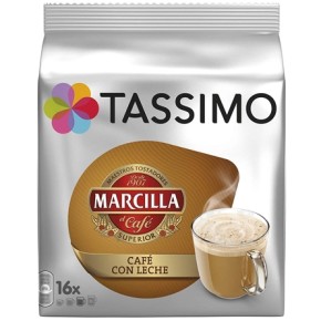Capsulas Cafe Tassimo MARCILLA Cafe/Leche