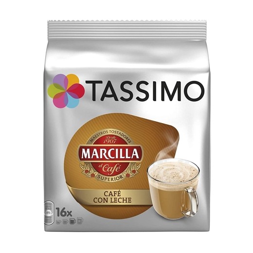 Capsulas Cafe Tassimo MARCILLA Cafe/Leche | Cash Borosa