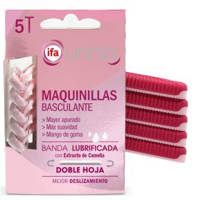 Maquinilla Afeitar Mujer IFA Unnia 2 Hojas Pack 5U