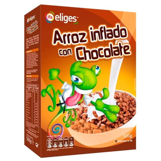 Cereales IFA Arroz Inflado Chocolate 500 GR | Cash Borosa