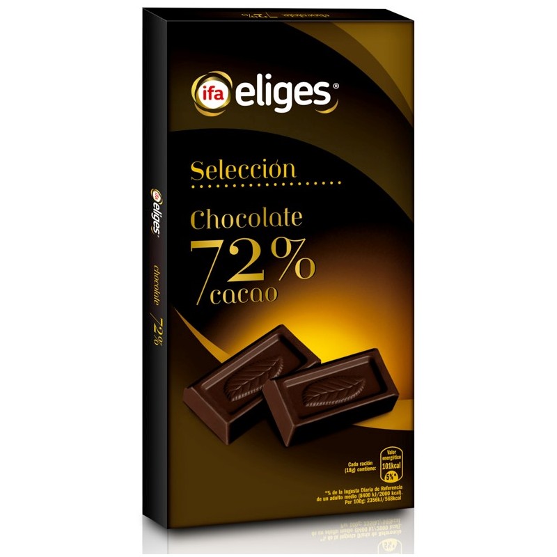 Chocolate Negro 72% IFA 100 Gr | Cash Borosa