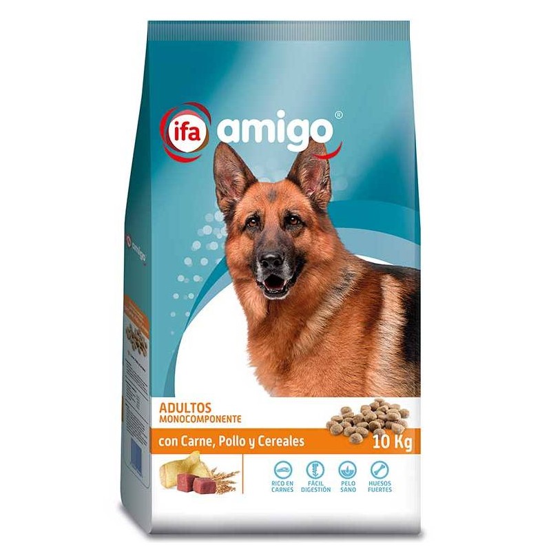 Ani.Perro Pienso IFA 10 KG Carne-Pollo | Cash Borosa