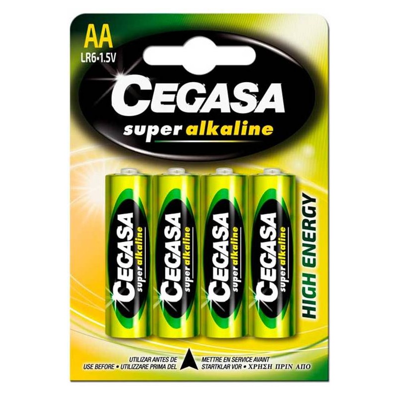 Pila CEGASA Super Alc. Lr6-1.5V 4 Ud | Cash Borosa