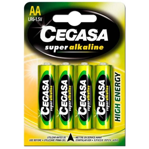 Pila CEGASA Super Alc. Lr6-1.5V 4 Ud | Cash Borosa