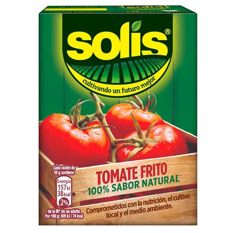 Tomate Frito SOLIS Brick 350 Gr | Cash Borosa