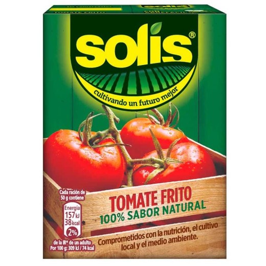 Tomate Frito SOLIS Brick 350 Gr | Cash Borosa