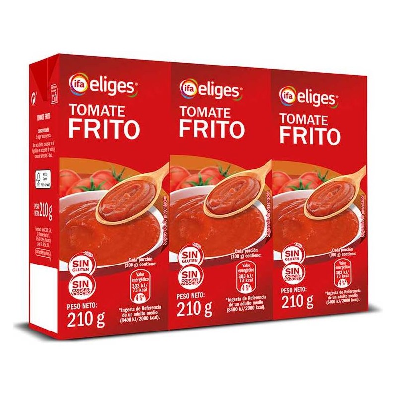 Tomate Frito IFA Eliges Brick 3210 Ml | Cash Borosa