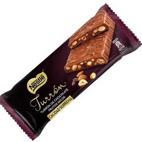 Turron de Chocolate Blanco Crujiente TRAPA 140 GR | Cash Borosa