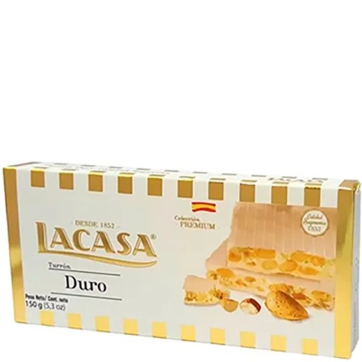 Turron Duro Almendra LACASA 150 GR | Cash Borosa