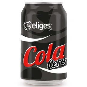 Refresco Cola Zero IFA Lata 33 CL