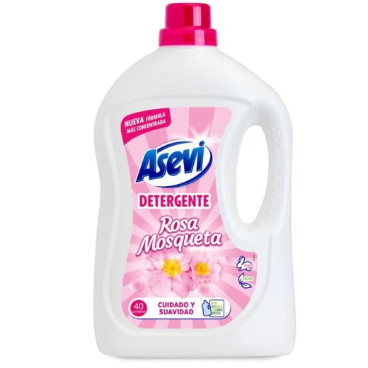 Detergente Ropa ASEVI 3 L Rosa Mosqueta 40Lav | Cash Borosa