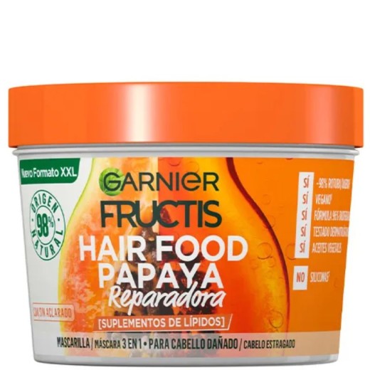 Mascarilla FRUCTIS Hair Food Papaya Reparadora 390 ML | Cash Borosa