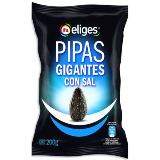 Pipas Gigante con Sal IFA 200 gr | Cash Borosa