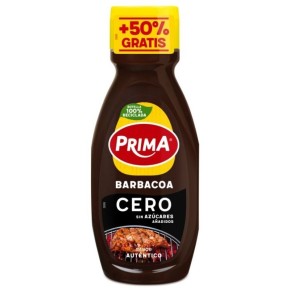 Salsa Barbacoa Cero Prima  Bote 265 GR +50% | Cash Borosa