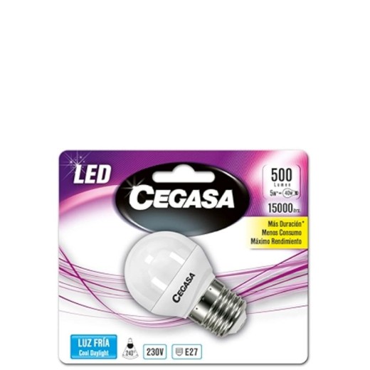 Bombilla LED CEGASA 6.4W 230V GU10 Fria | Cash Borosa