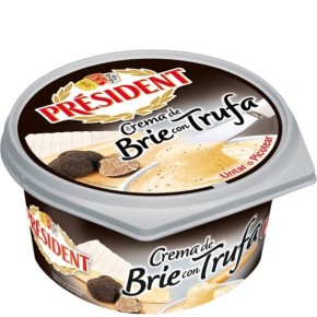 Crema Queso PRESIDENT Brie Trufa 125GR | Cash Borosa