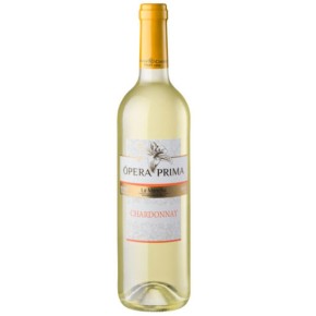 Vino Blanco D.O. de la Mancha CHARDONNAY OPERA PRIMA 75 CL