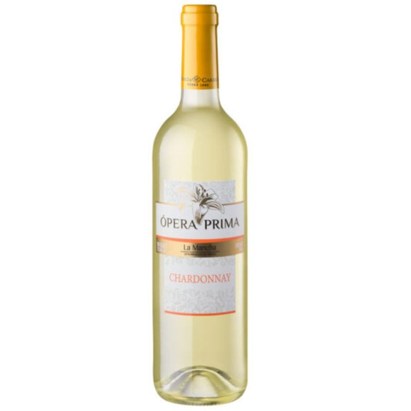 Vino Blanco D.O. de la Mancha CHARDONNAY OPERA PRIMA 75 CL | Cash Borosa