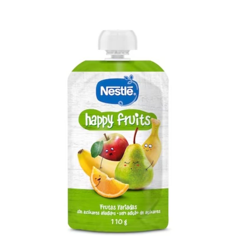 Bolsita de Frutas NESTLE Happy Fruits 110Gr | Cash Borosa