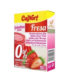 Preparado De Gelatina Fresa 0% Azucar  CALNORT