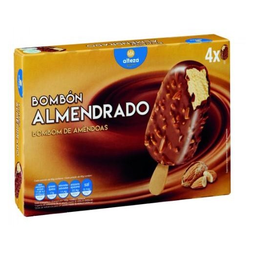 Helado Bombon Almendrado ALTEZA Pack 4 UND | Cash Borosa