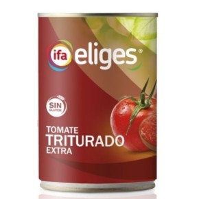 Tomate Natural Entero  IFA Lata 390 GR | Cash Borosa