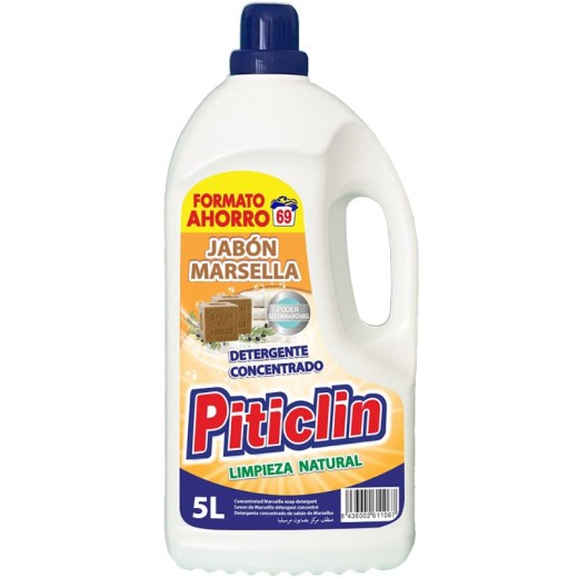 Detergente PITICLIN Jabon Marsella 69 Dosis 5L | Cash Borosa