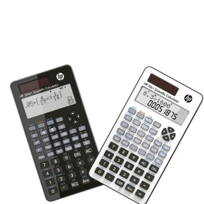Calculadora  Negro/Blanco Solar | Cash Borosa