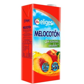 Nectar de Melocoton IFA  Sin Azucares Brick 1 L