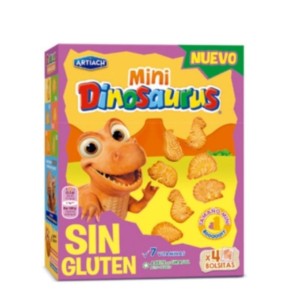 Galletas Mini DINOSAURUOS Sin Gluten 160GR