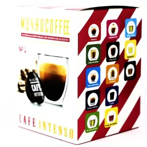 Capsulas Cafe MUSHU Copt.Dolce Gusto  Intenso 16 UND