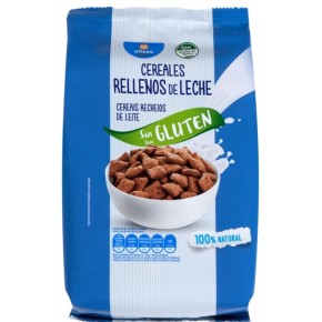 Cereales   Sin Gluten Almohadillas Rellenas Leche 400 GR