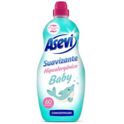 Suavizante Concentrado ASEVI Baby Hipoalergenico 60Lav 1.5 L | Cash Borosa