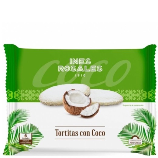 Tortitas con Coco INES ROSALES 6 UND 180GR | Cash Borosa
