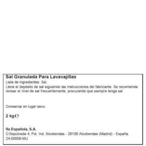 Sal de Lavavajillas IFA  2 KG | Cash Borosa