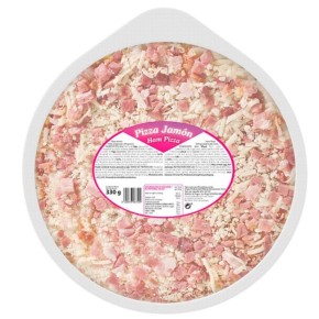 Pizza Familiar Jamon Queso y Bacon PALACIOS 580 Gr | Cash Borosa