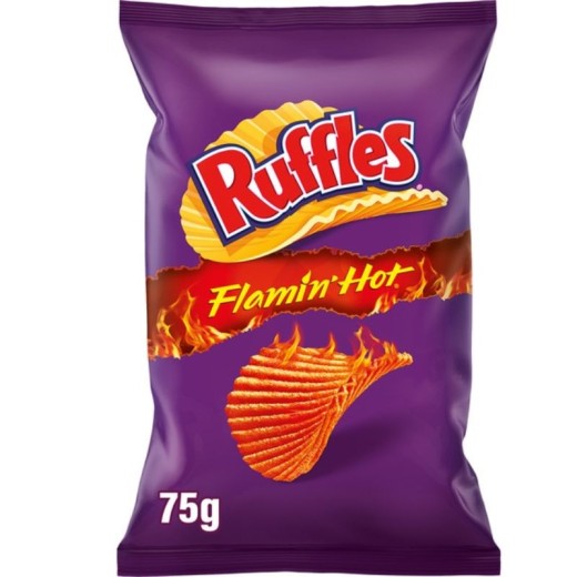 RUFFLES Flaming Hot 75Gr | Cash Borosa