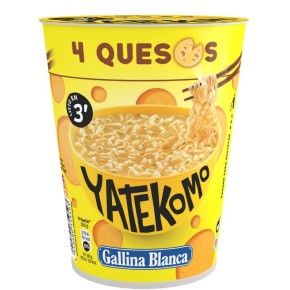 Bipack Fideo Oriental Vaso G.BLANCA YATEKOMO Pollo 61 GR