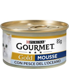 Ani.Gato PURINA GOURMET Mousse Lata 85Gr Delicias Pescado