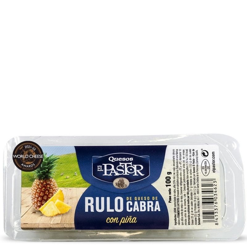 Queso Rulo De Cabra Mini con Piña EL PASTOR 100 GR | Cash Borosa