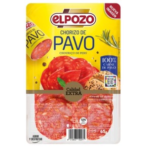 Chorizo De Pavo Lonchas ELPOZO 1  € 65 GR