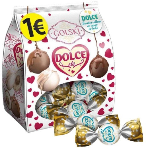 Bombones Chocolate GOLSKI  Relleno Leche 1€ 90GR | Cash Borosa