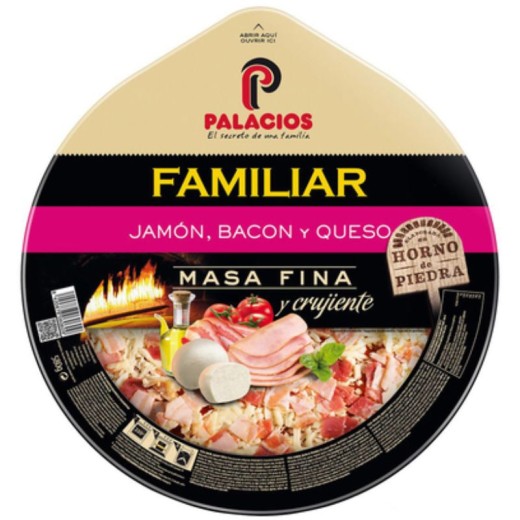 Pizza Familiar 3 Quesos PALACIOS 580 Gr | Cash Borosa