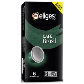 Capsulas Cafe Aluminio IFA  Nespresso Brasil 20U | Cash Borosa