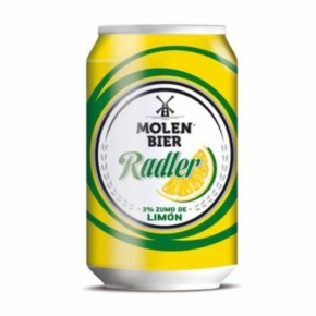 Cerveza Lata MOLEN BIER Radler con Zumo de Limon 33 CL