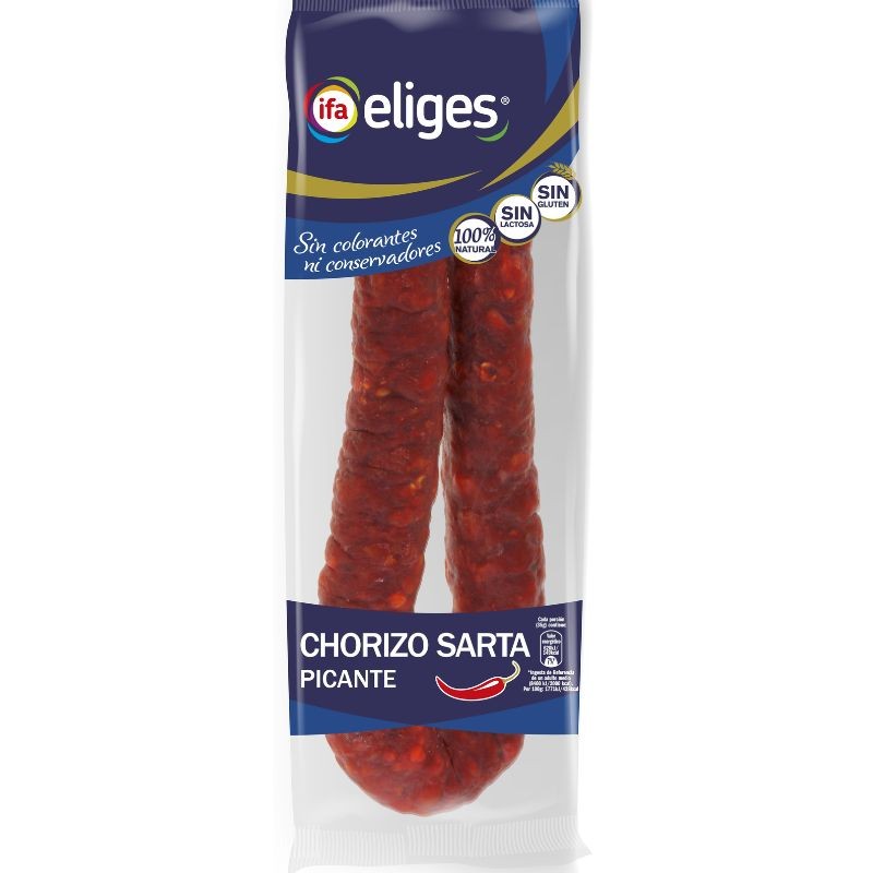 Chorizo Sarta IFA Picante 280 GR | Cash Borosa